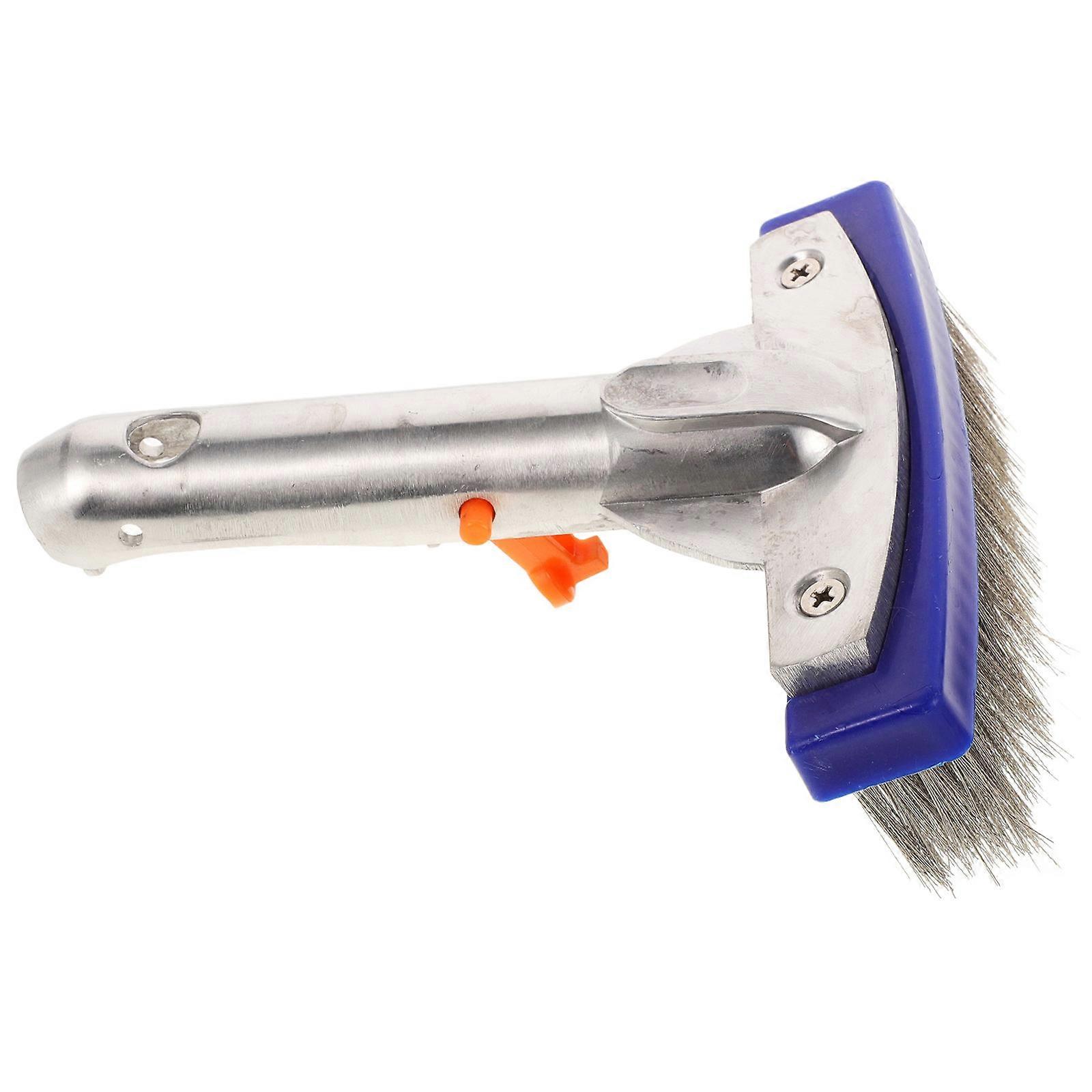 מברשת ניקוי בריכת שחייה מברשת בריכה כבדה חוט פלדה לתחזוקת בריכת שחייה רב 18.00X14.00X6.00 ס"מ הסרת פסולת 1 סט