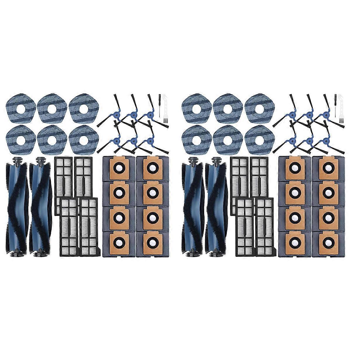 For X10 Pro Omni:2 Main Brush,6 Mop Cloth,6 Side Brushes,