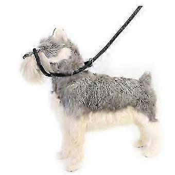 Figure 8 Anti-pull Leash/Harness/Head Collar Super Soft Braided Nylon black