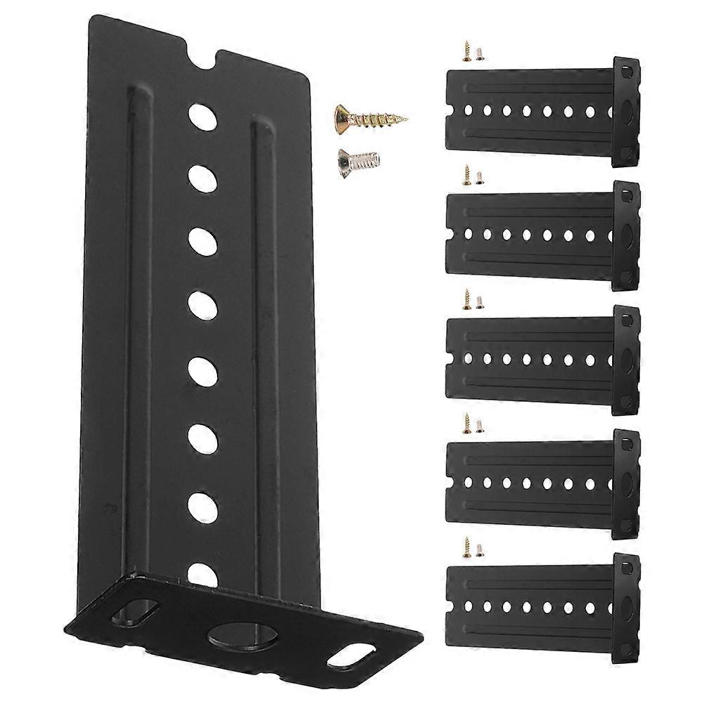 Keyboard Slides Undermount Heavy Duty Keyboard Slides Brackets Extended Keyboard Position Adjustment Black 4.13X1.73X0.98in 6Set