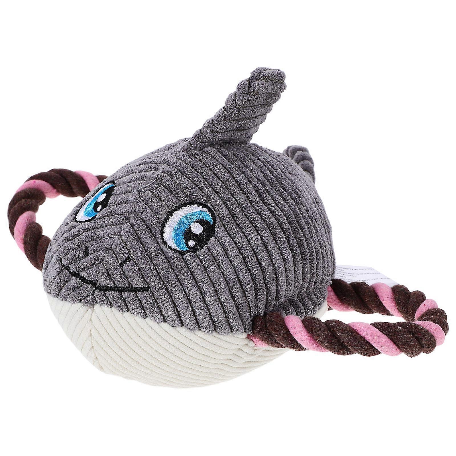 Small Dog Squeaky Toy Plush Cartoon Animal Shape 23.00X18.0 Trapezoidal Anxiety Relief 1Set