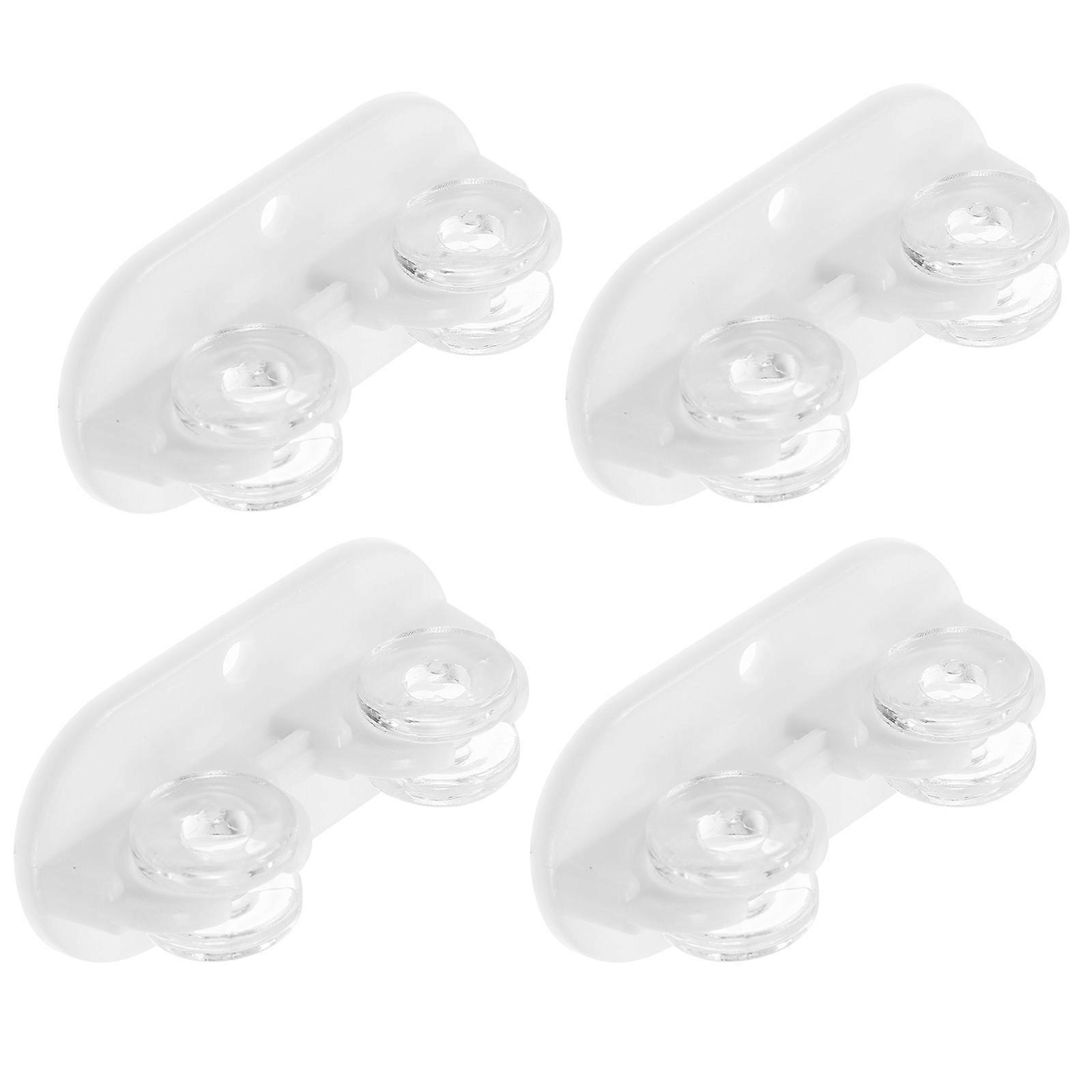 Adhesive Pulley Self-Adhesive Caster Wheels Under-Bed Storage Boxes Diy Projects 4Pcs Floor Protection