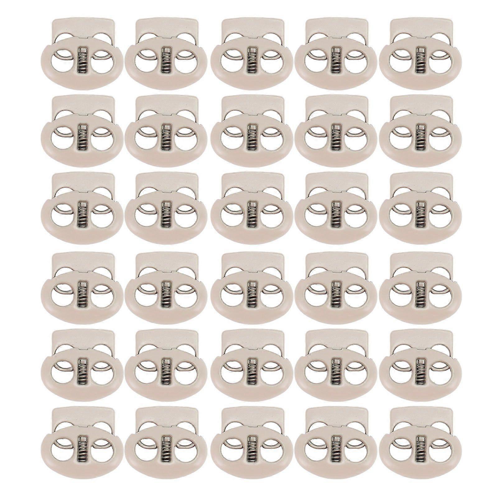 2025 Latest Model  30PCS Metal Cord Locks End Spring Stop Toggle Stoppers