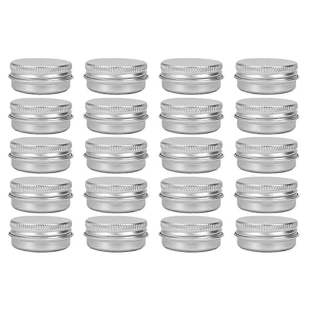 It looks like you're referring to a product listing for **aluminum screw thread cosmetic jars** or **tins**, commonly used for storing creams,