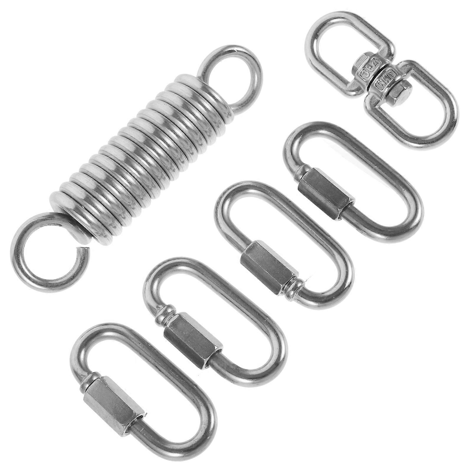 Hammock Swing Spring Kit Heavy Duty Hanging Chair Spring Hook Stable Swing For Outdoor Swing 1Set