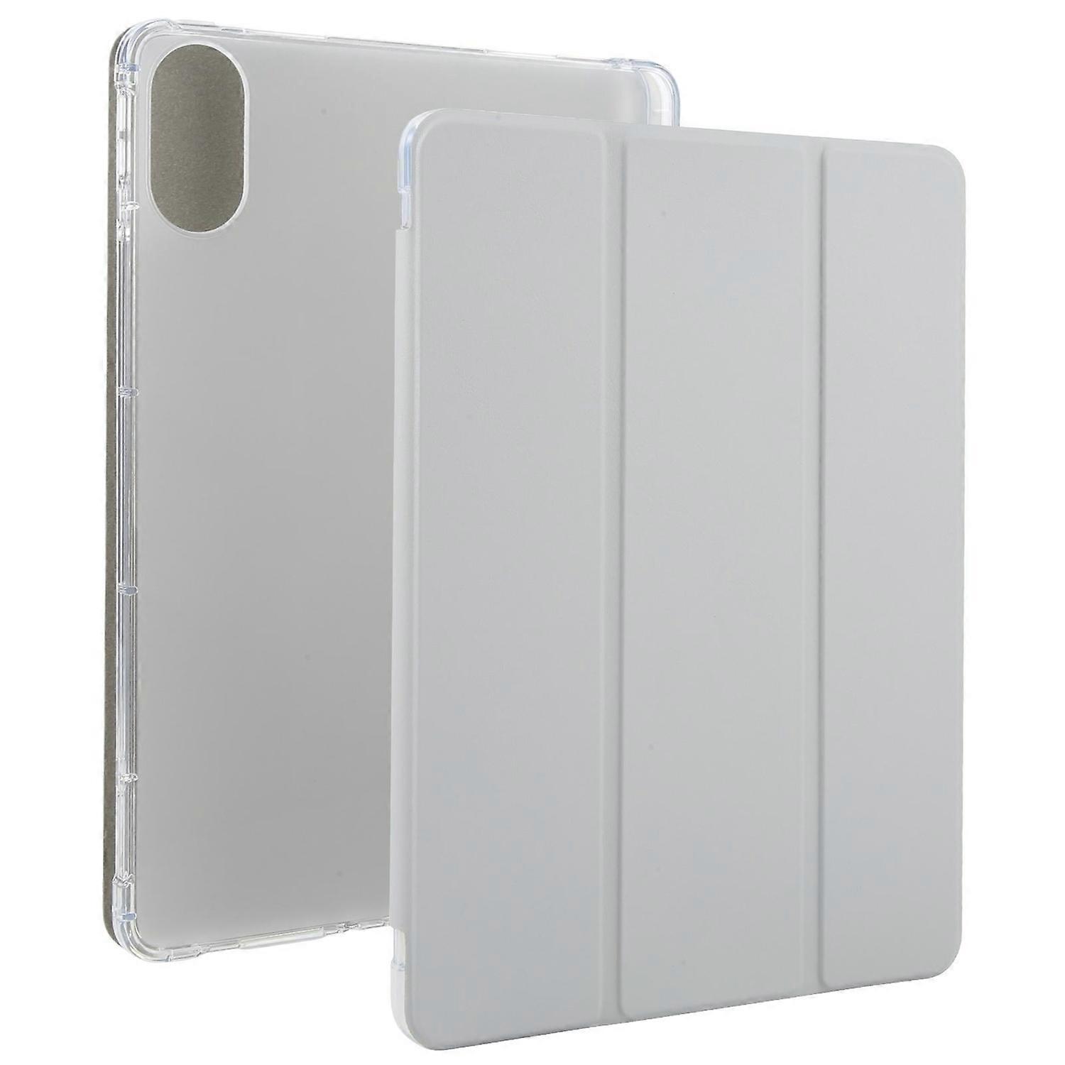 3-fold Läder Tablet Fodral För Xiaomi Redmi Pad 2 - Rymdgrå