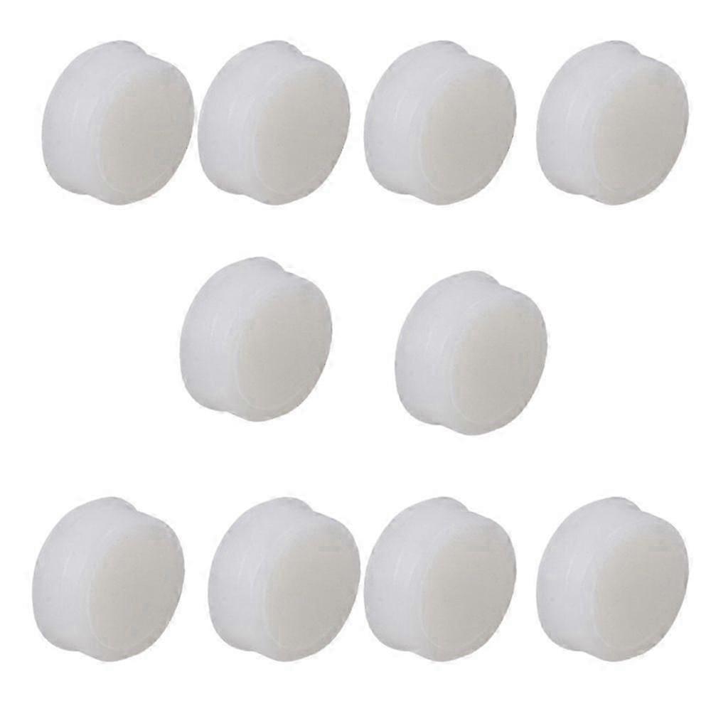 Silikonfløyte Åpen Hullplugger 7 x 3 mm Plugger Pakke med 10 stk