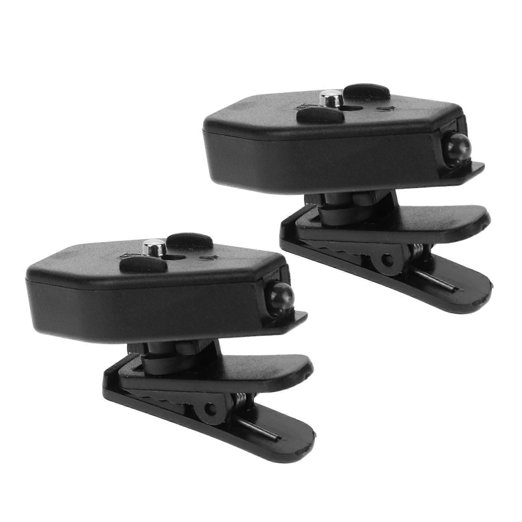 2 x LED Glasses Clip Light Flexible Portable Reading Light for Night Reading Camping Car Use Easy Attachment for Glasses Wearers