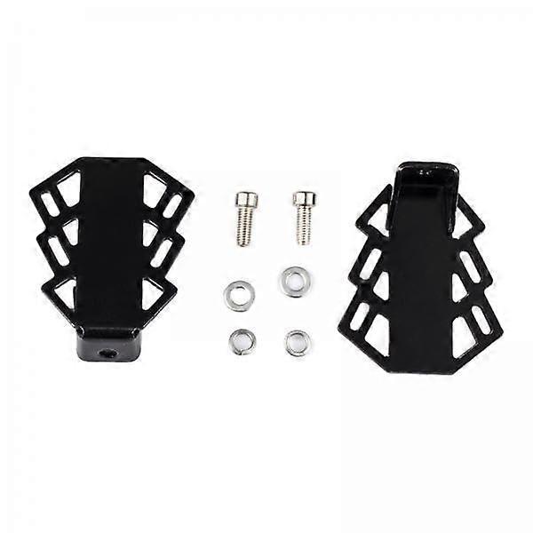 2X Bicycle Rear Pedals, Reusable Sturdy Footrests, Compatible with Road Bikes, Durable Bicycle Rear Foot Support for Training