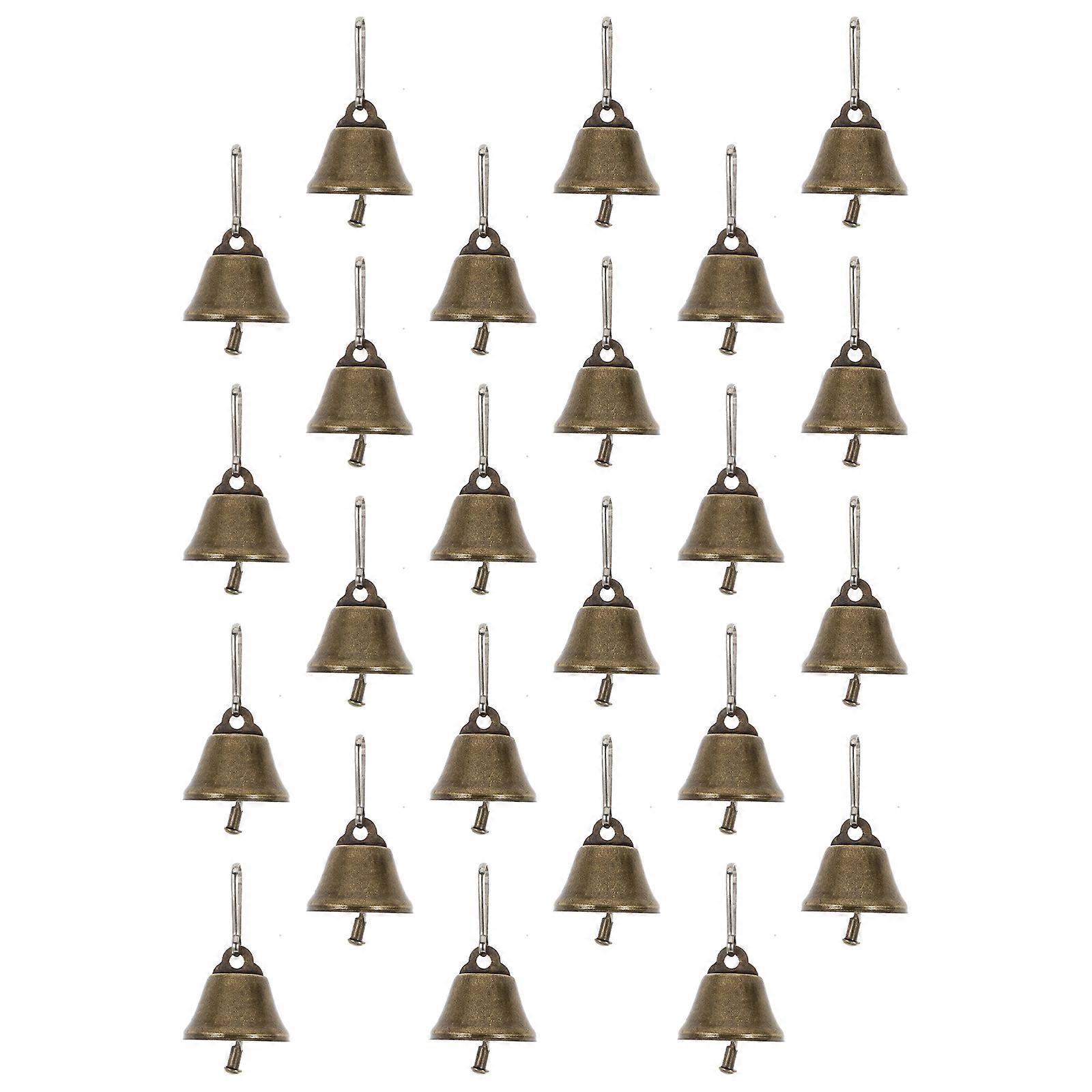 25Pcs Christmas Decorative Small Bell Hanging Pendants