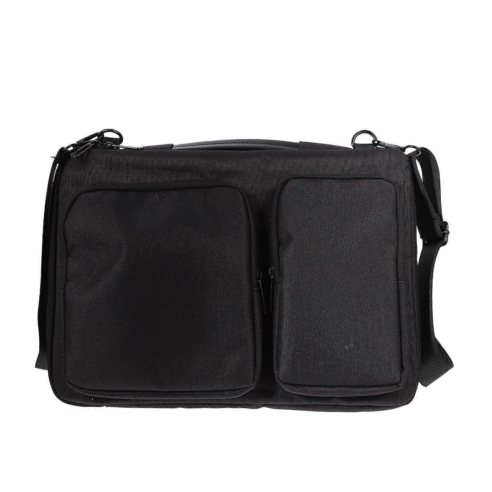 Tablet Holder Rectangular Waterproof Bag for Business Trips Black 40x30x6cm 1Pcs