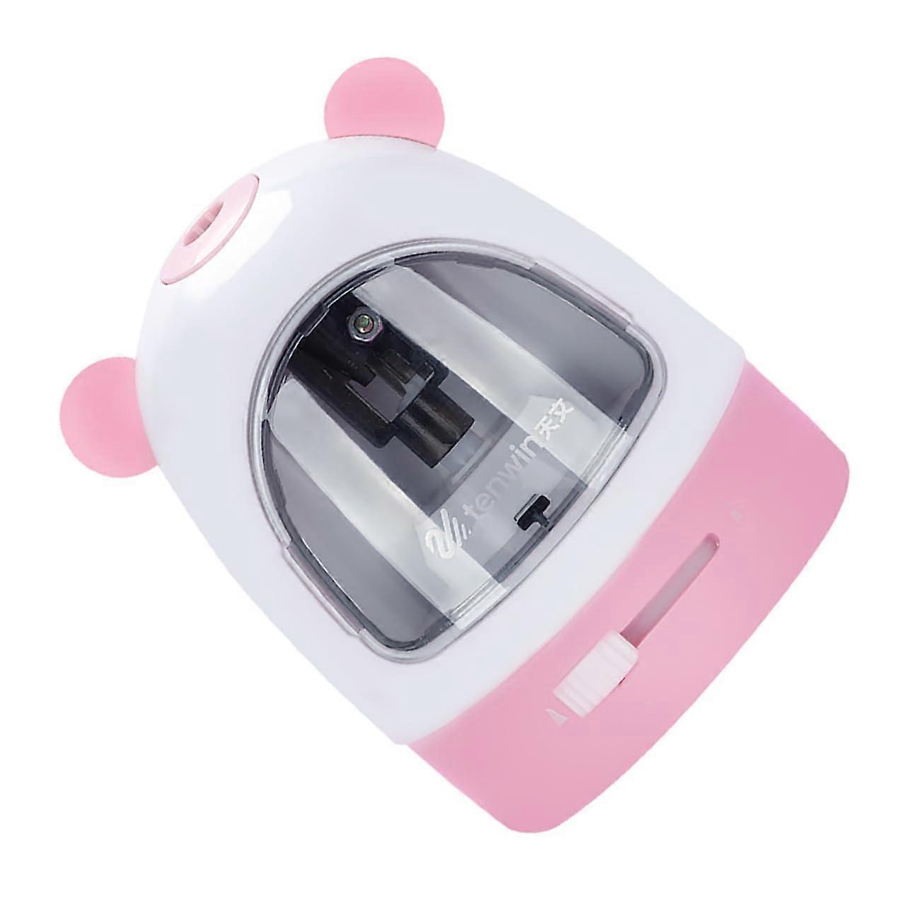 Electric Pencil Sharpener Automatic Plastic Sharpener for School and Office Use, Creative Design, Heavy-Duty Specifications