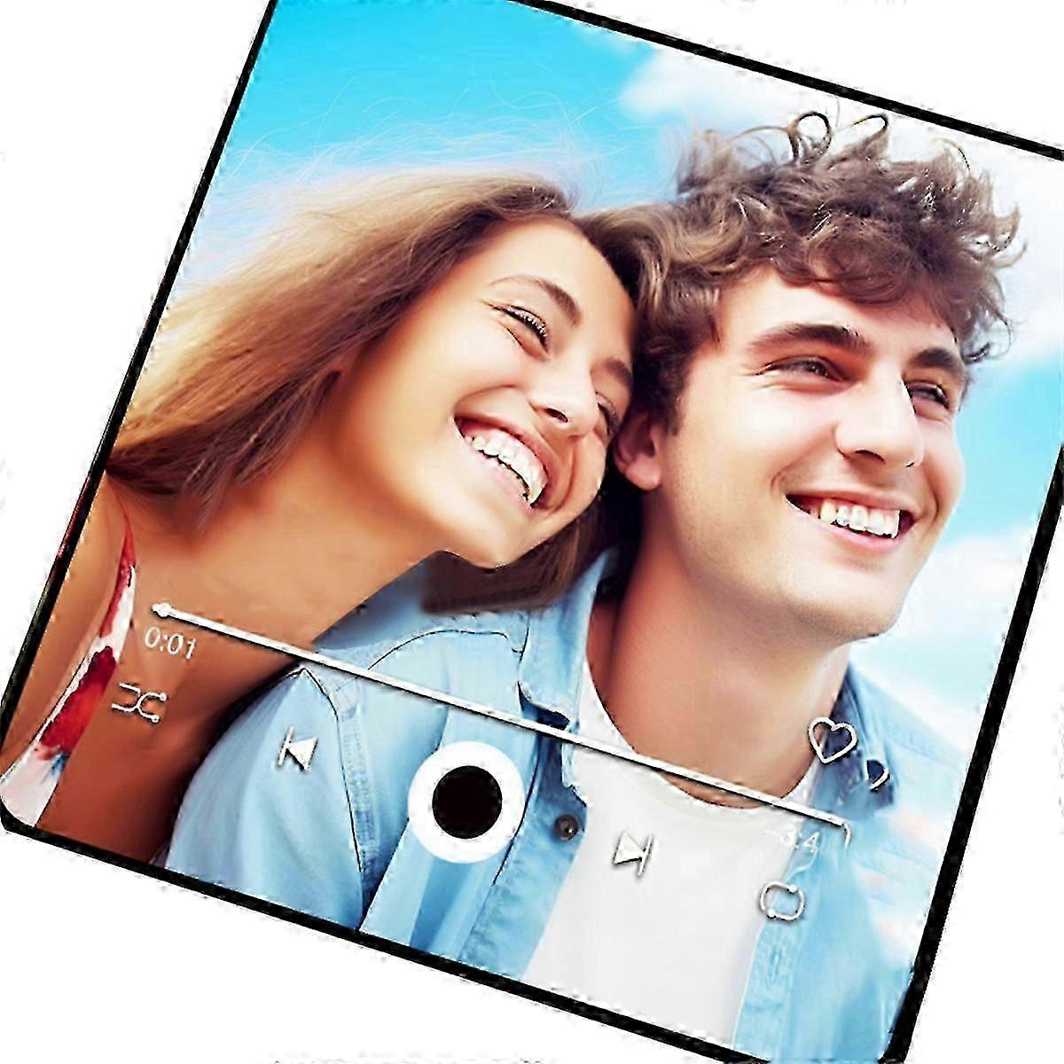 Customizable music refrigerator stickers that can play songs, image cannot be customized