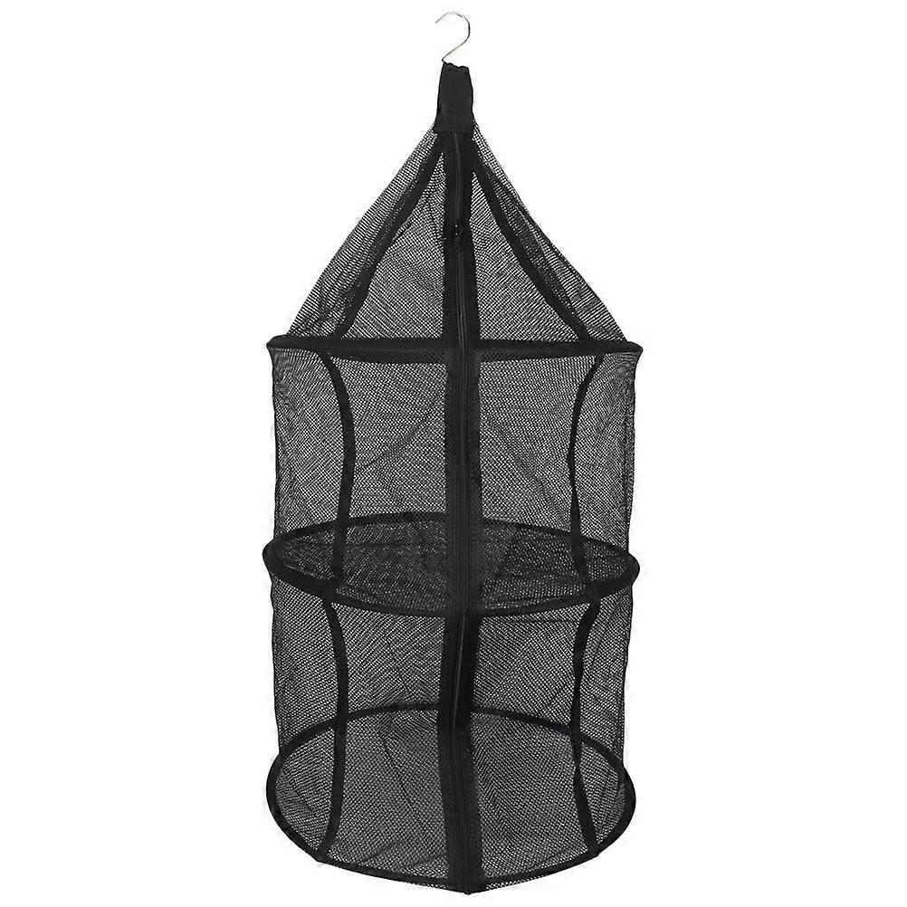 Compact Drying Rack Herb Drying Ventilation Foldable Multi-layer Nylon 69X38X38CM 1Set