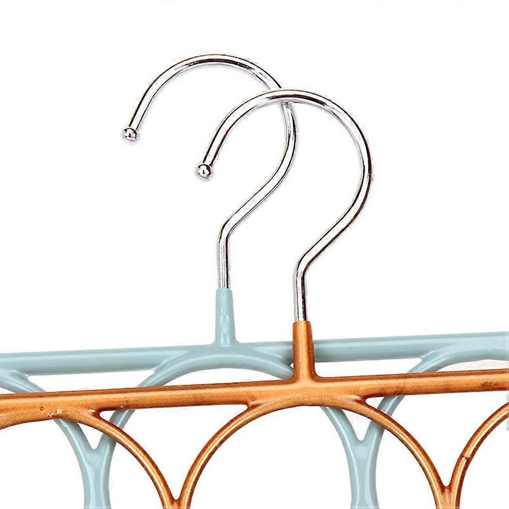 Écharpe Et Cravate Rack Space Saver Cintre Conception compacte Armoire Organisation Accessoires Or 1Pcs