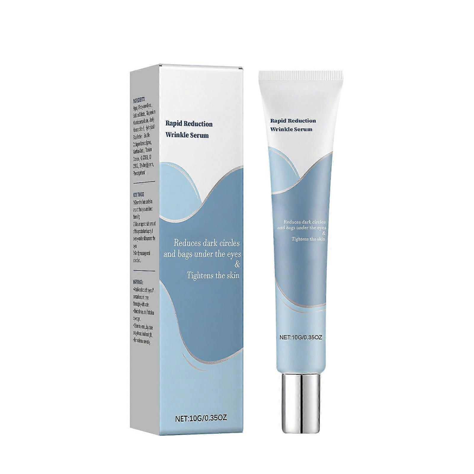 ラピッドリダクションアイセラム-目に見えて目の下の袋、しわ、くま、小じわ、アンチエイジングリンクルリムーバーアイクリーム-10ML栄養