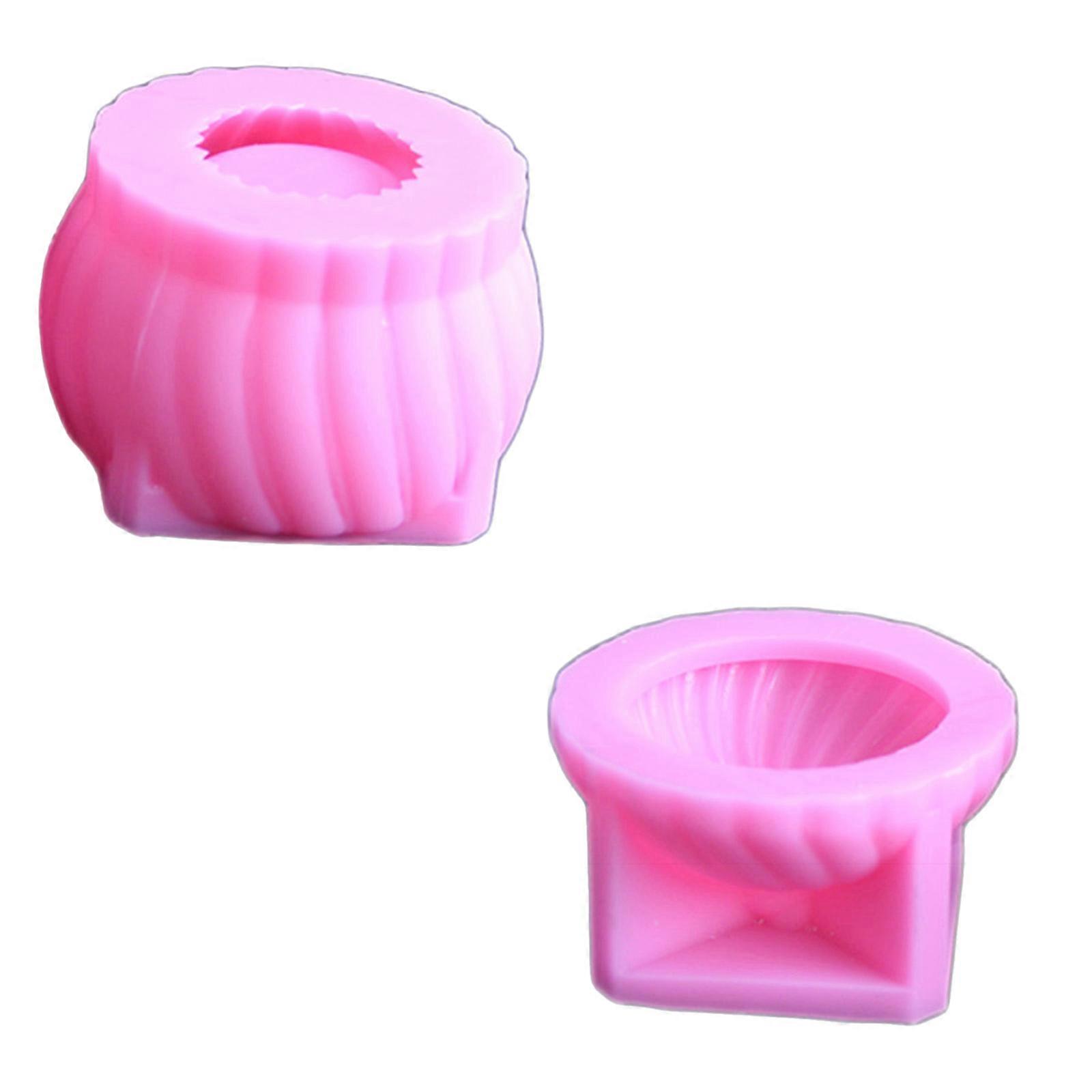 Multipurpose Silicone Christmas Mould for Creating Decorative Storage Jars With Plasters or Cement Multicolor