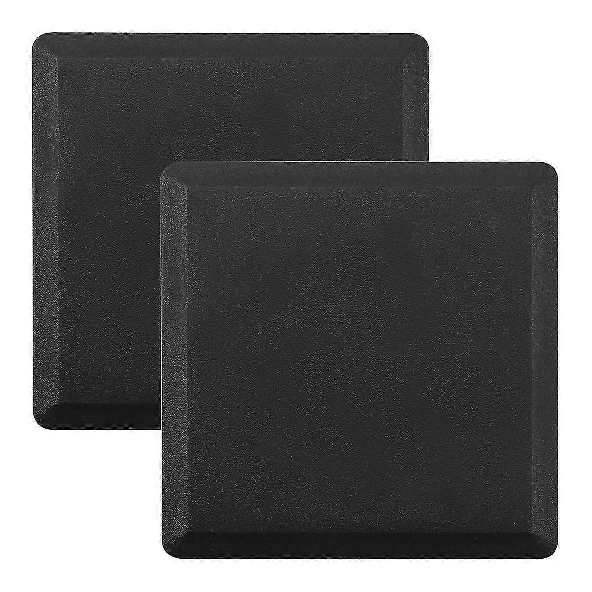 80mm x 80mm Square Plastic Pipe End Caps - 2 Pack Tube Inserts for DIY Projects