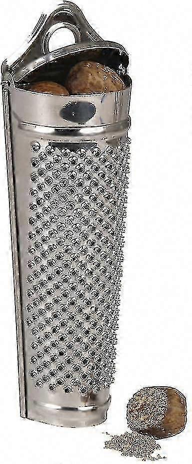 Spice and Nutmeg Grinder with Built-in Storage for Fresh Grinding