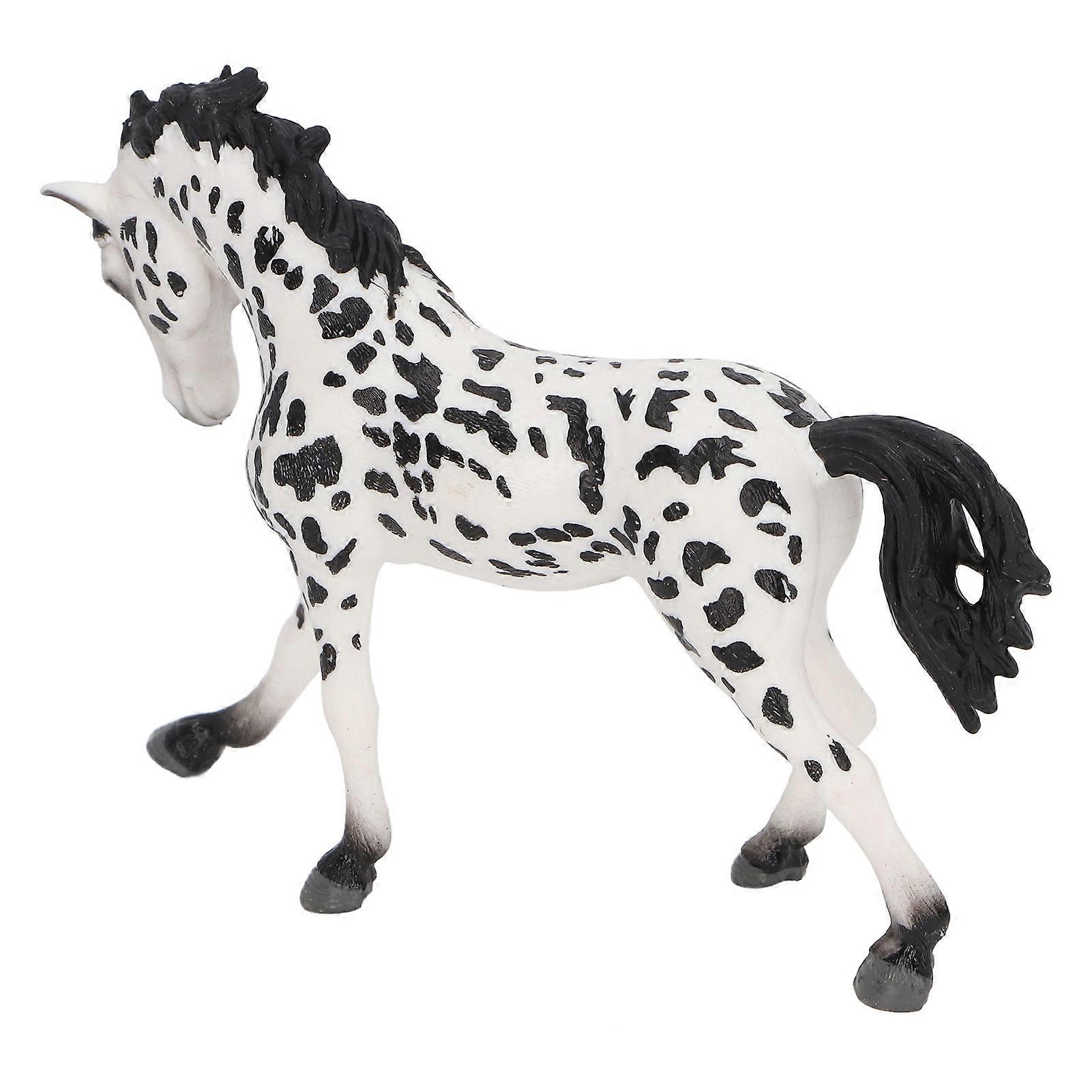 Horse Figures Standing Lifelike Prevent Fading Horse Statue Standing Horses Toys for Boys Girls Education