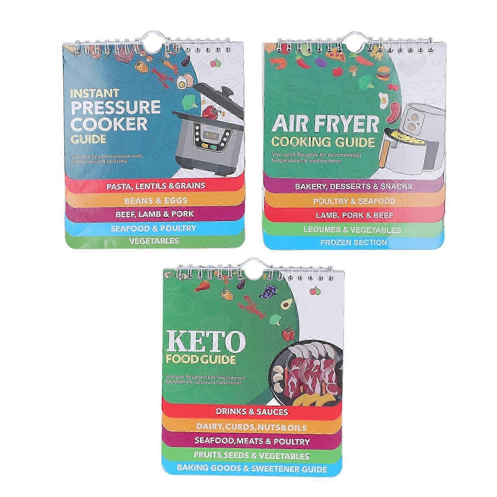 3Pack Cooking Time Guide Cooking Time Chart Magnetic stickers Kitchen Gadgets