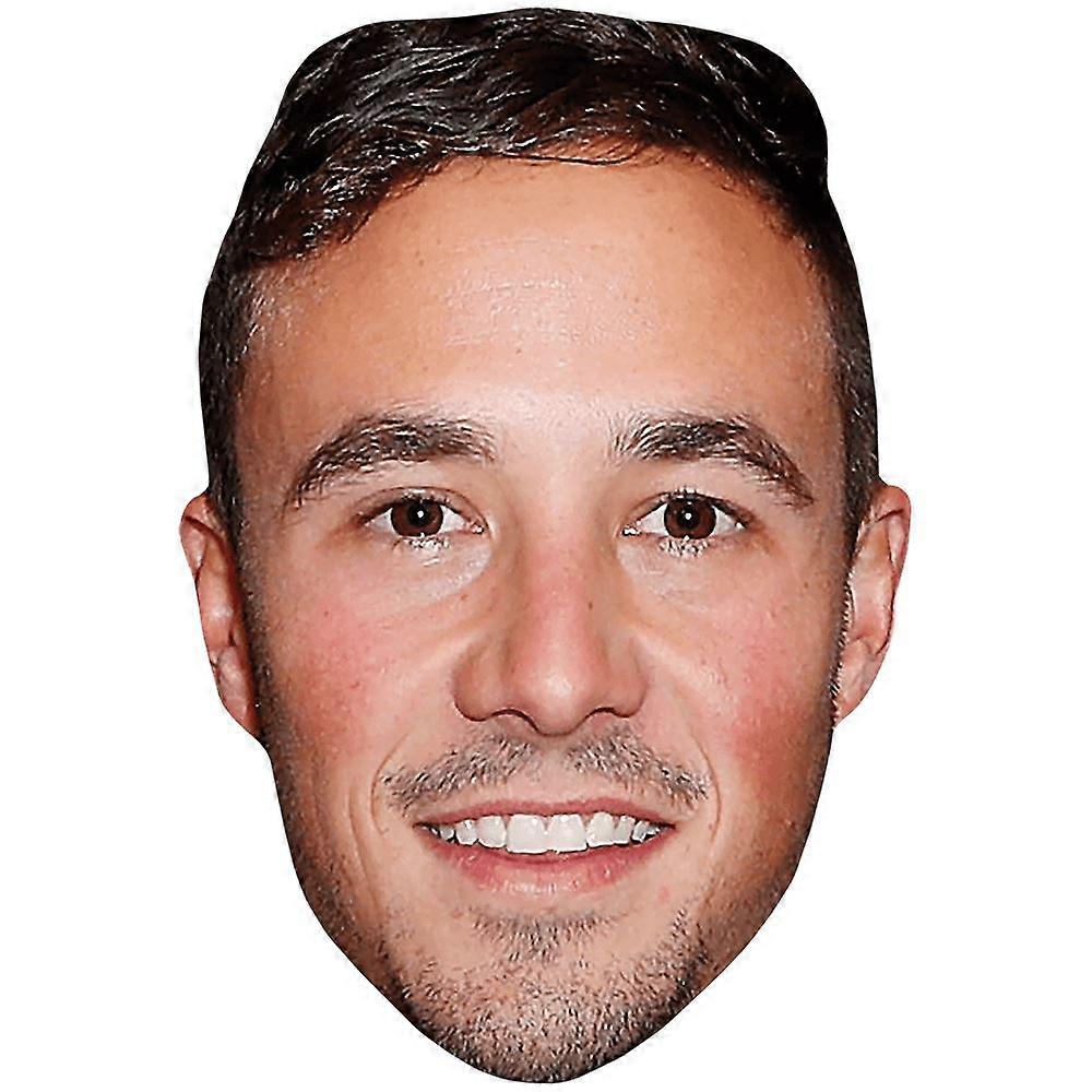 Grant Crapp (Smile) Celebrity Mask, Flat Card Face