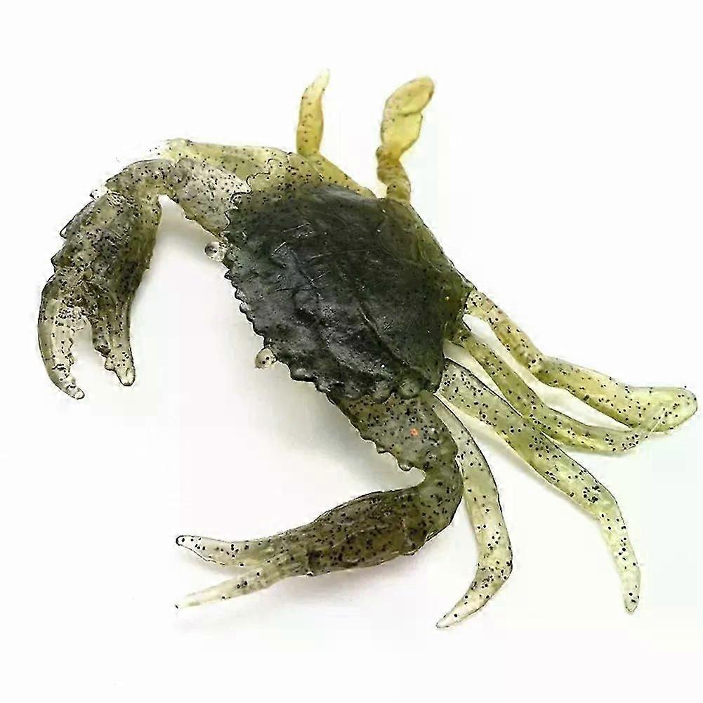 125mm 3D Crab Soft Lure Sea Fishing Equipment-Artificial PVC Crab Bait-Trap Luminous Lures Fit For Boat Kayak Fishing Tackle Tools