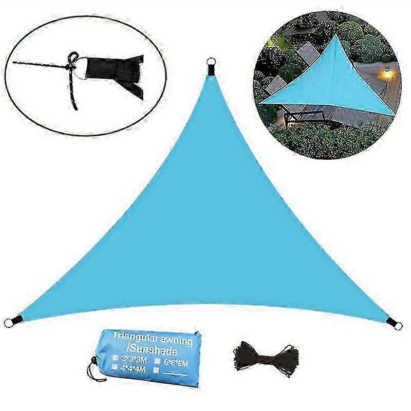 Voile triangle pour arrière-cour - Verrière imperméable avec bloc UV