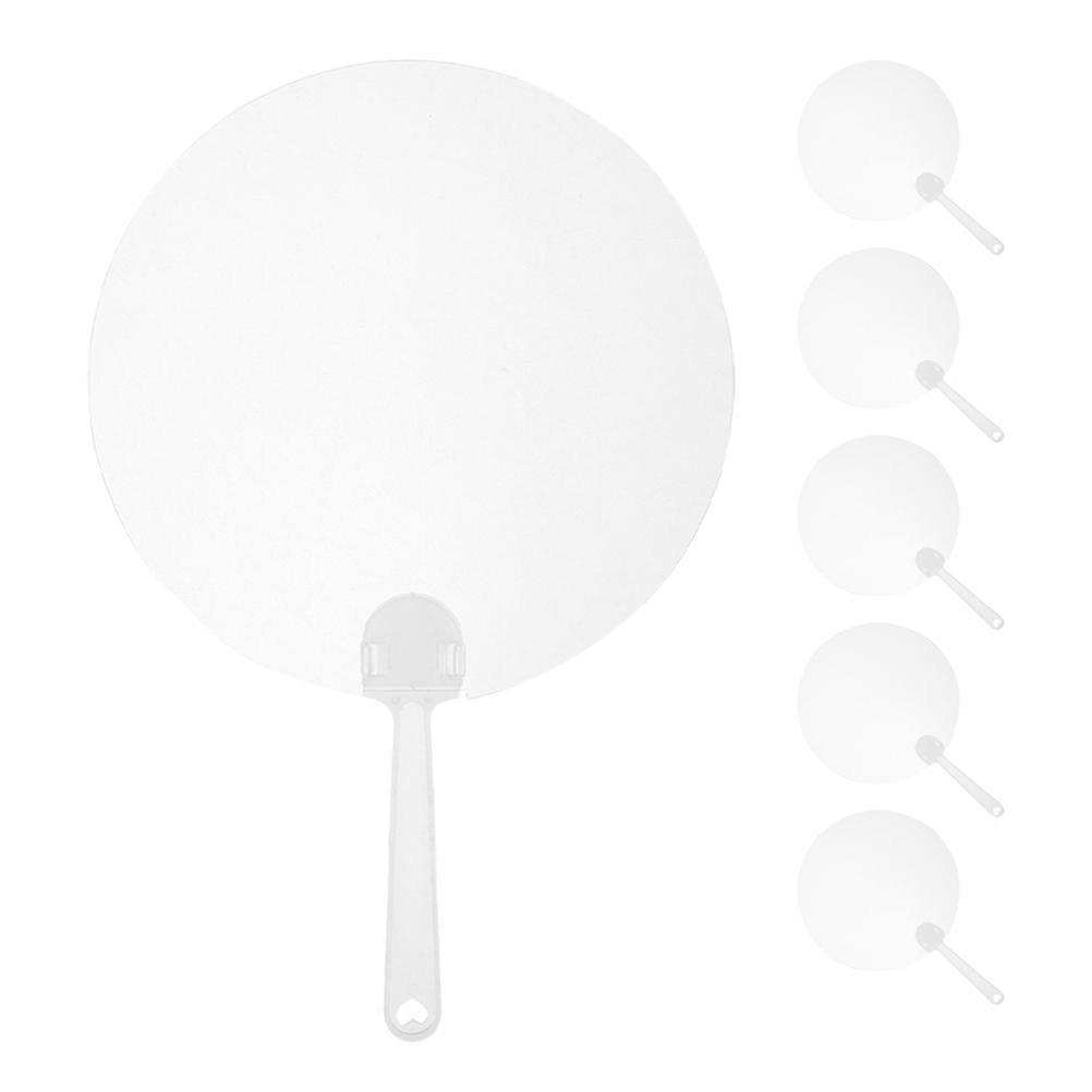 It seems like you're referring to a product listing for **"6pcs Blank DIY Graffiti Handheld Fans"**. These are likely blank, lightweight handheld