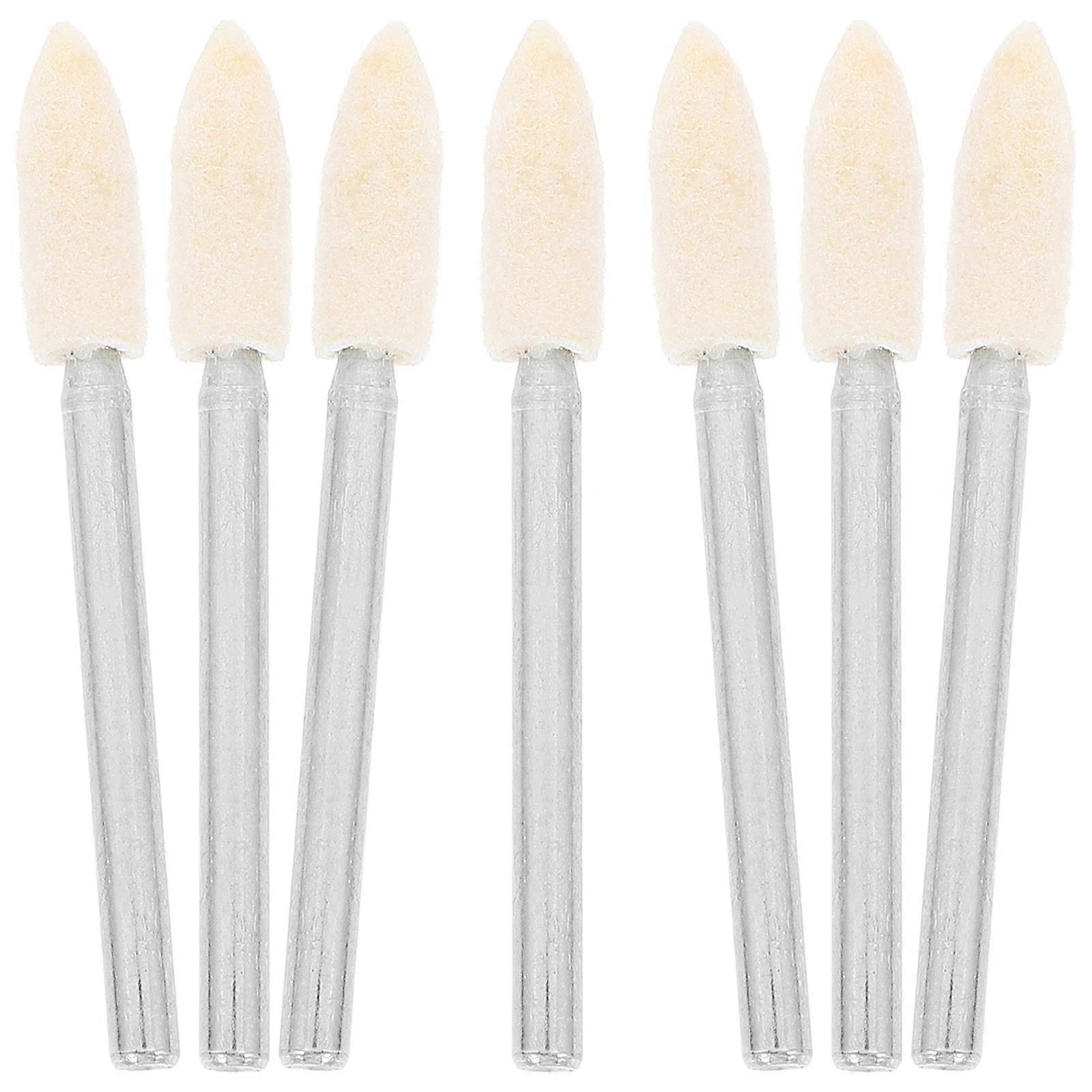 Grinding Polishing Drill Bit Wool Grinding Wheel Metal Surface Treatment Conical Shape 4Mm 12Pcs