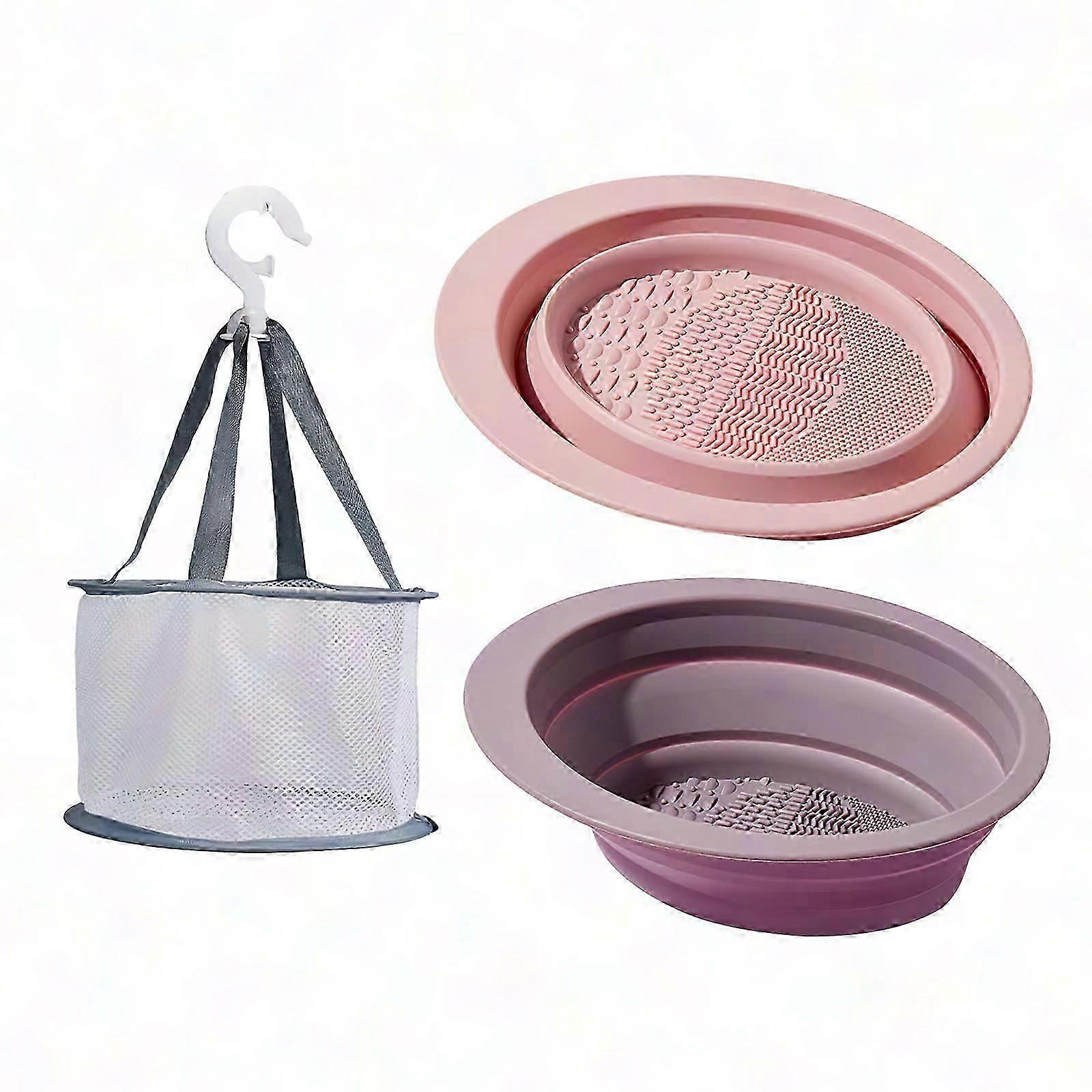 Makeup Brush Cleaner, 3 Pack Silicone Brush Cleaning Mat for Makeup Tools & Cosmetics