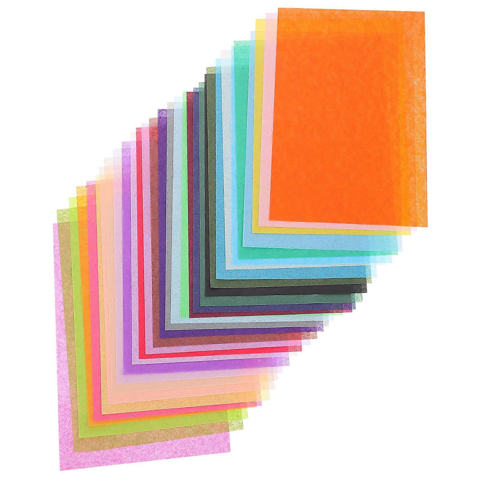 Beautiful Gift Wrapping Tissue Paper For DIY Projects Handcraft Enthusiasts Assorted Color Ultra-Thin 132 Sheets