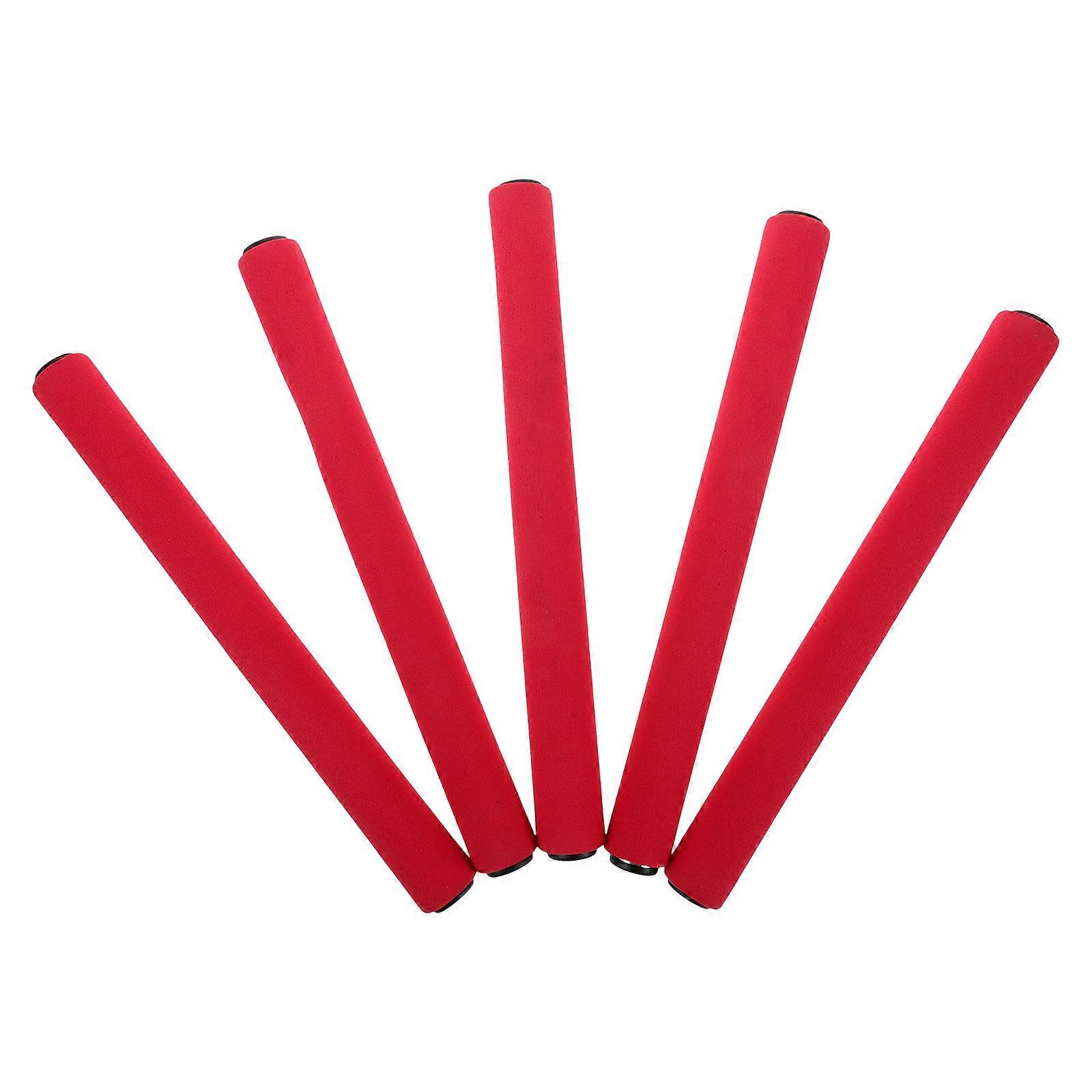 5pcs Soft Relay Race Sticks – Comfortable Grip, Stable & Fall Resistant for Outdoor Sports Activities