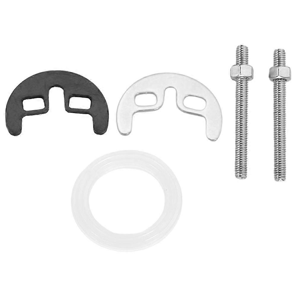 Faucet Mounting Kit with Loosening Cap, Durable Washer for Hot and Cold Water Taps, Sink Repair Accessory with Single and Double Screws, Stable