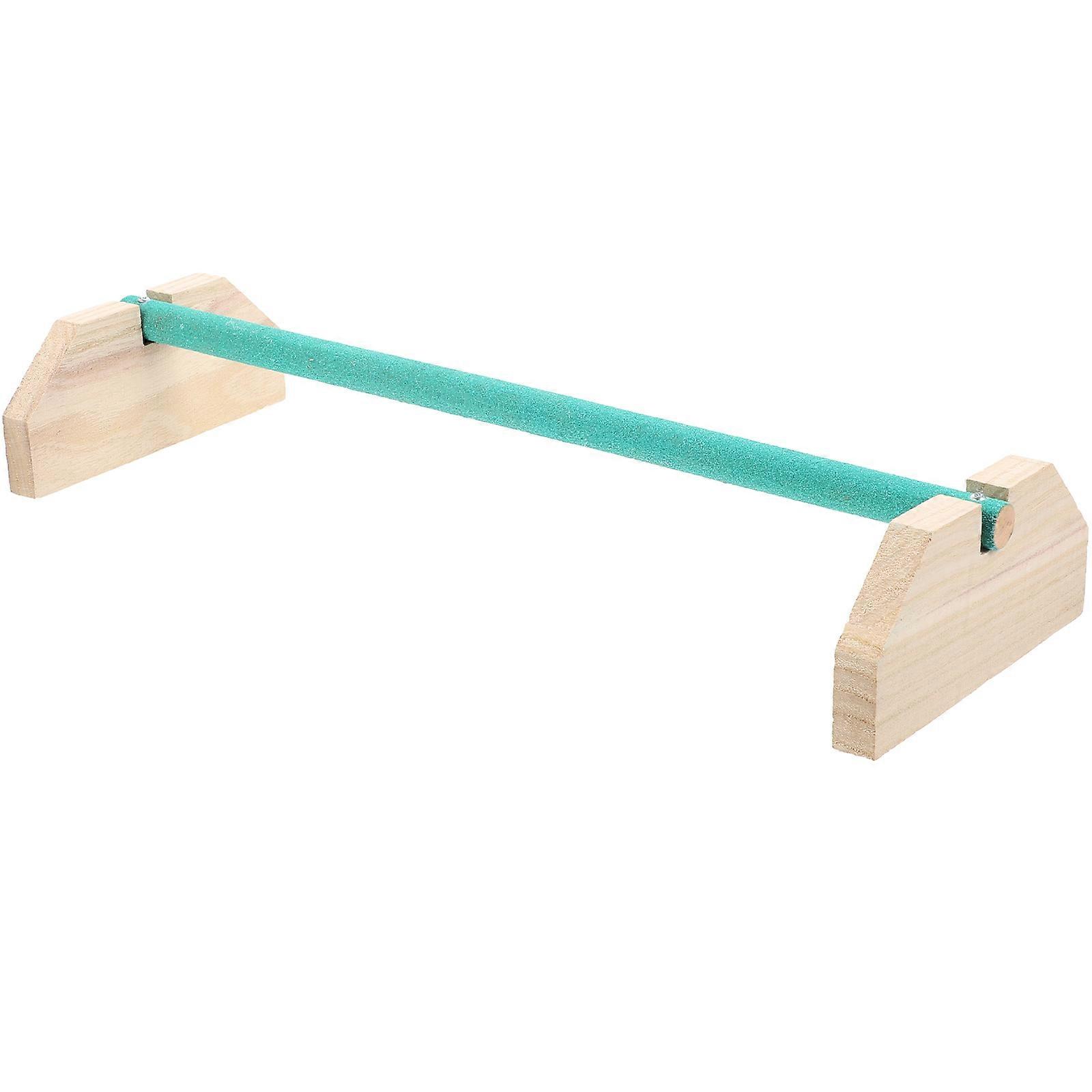 Birds Rest Stand Chicken Perch Hen Wooden Standing Frame Indoor Use 40X14.3X6.3CM Resting 1Pcs