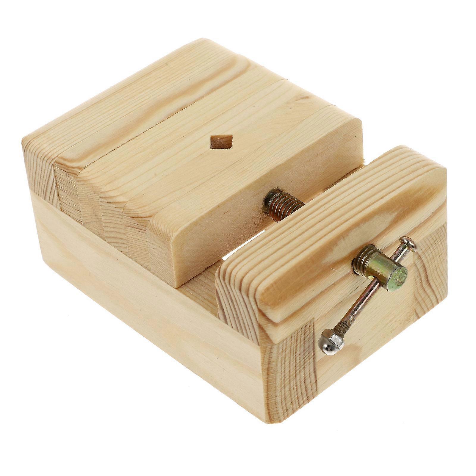 Seal Carving Clamp Wooden Engraved Bed for Stamp Fixing Tool