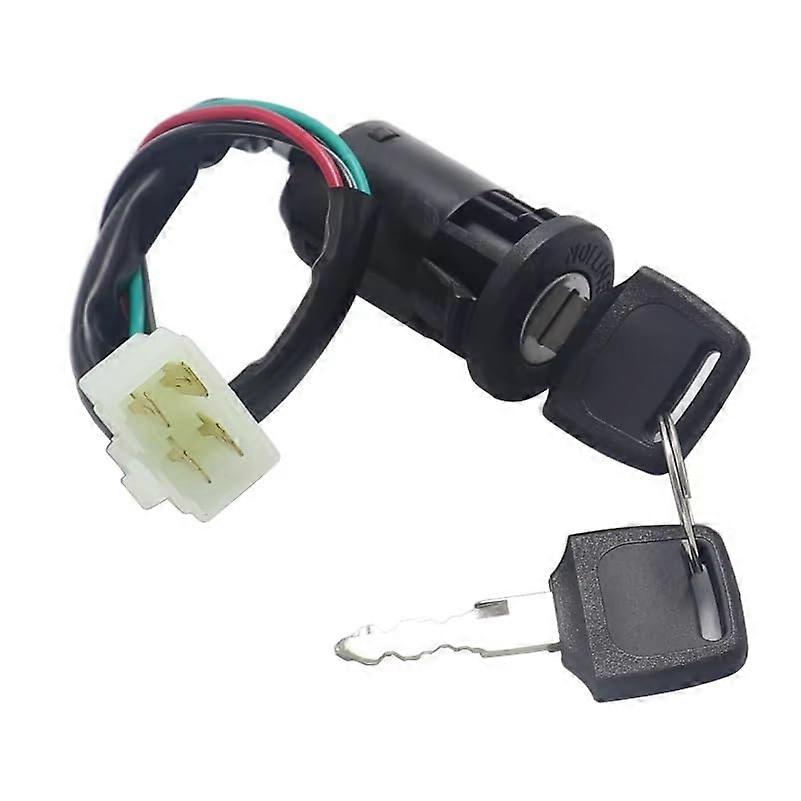 Motorrad Zundschloss Universal Off-Road Ignition Switch For ATV And Motorcycle - Compact Keyed Start Button