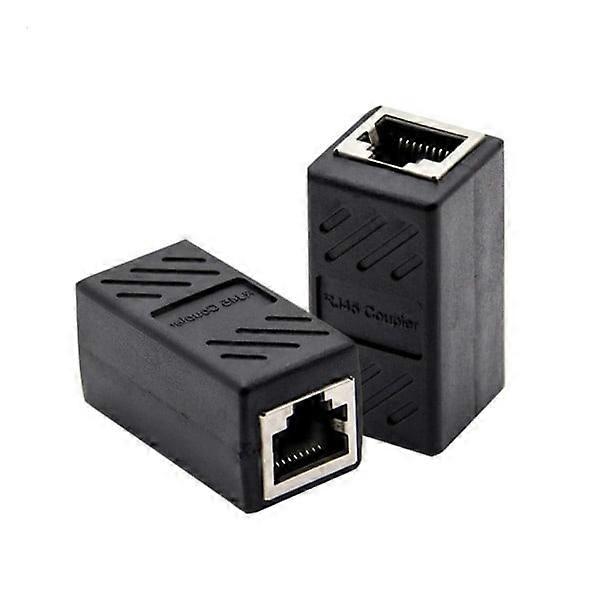 2 ピース RJ45 コネクタ ネットワーク エクステンダー イーサネット ケーブル RJ45 エクステンダー アダプター ギガビット インターフェイス
