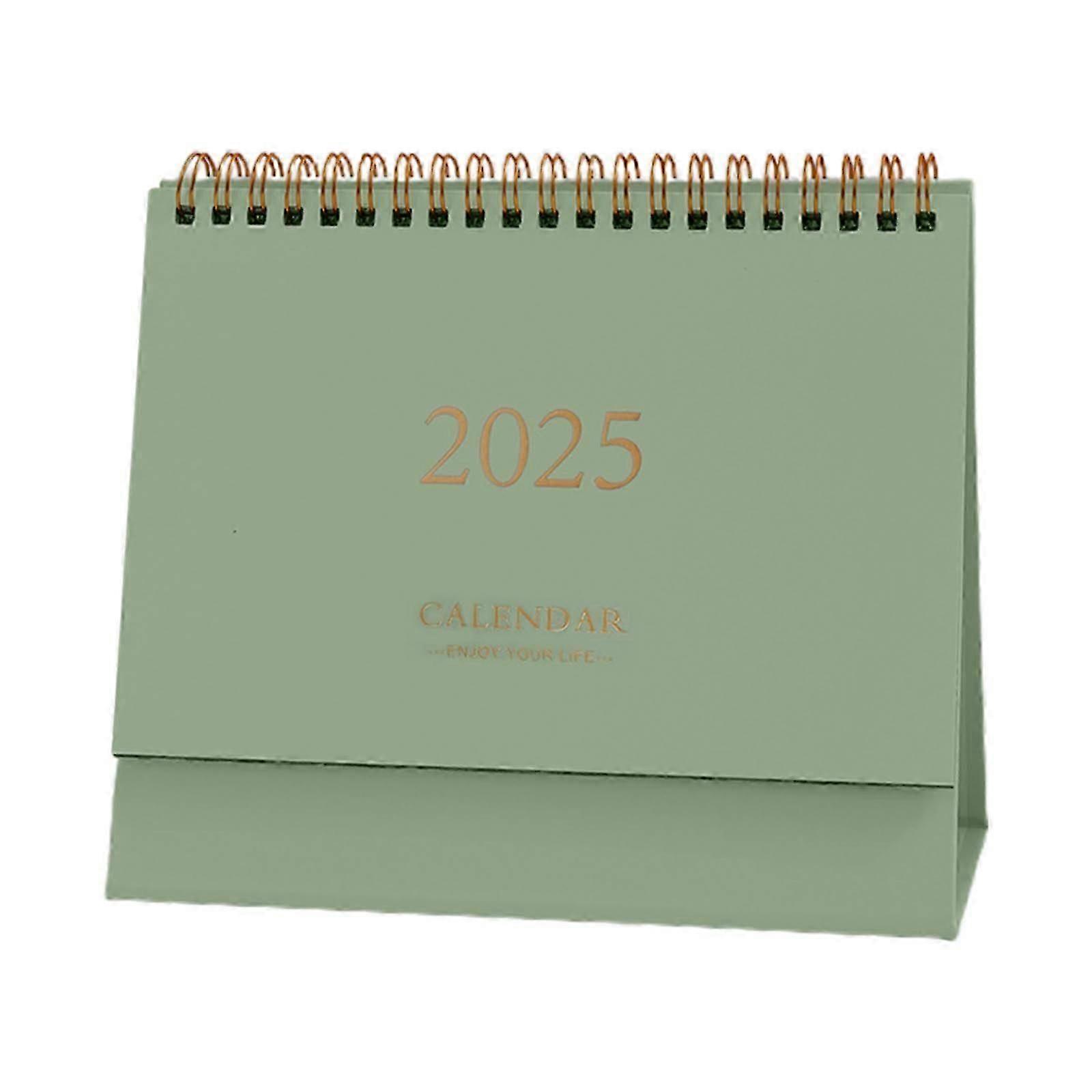 Small Desk Calendar 2025 Standing Flip Desktop Calendar Small Desktop Calendar Standing Monthly Desk Calendar Tabletop Calendar Desk Decor For Home Of