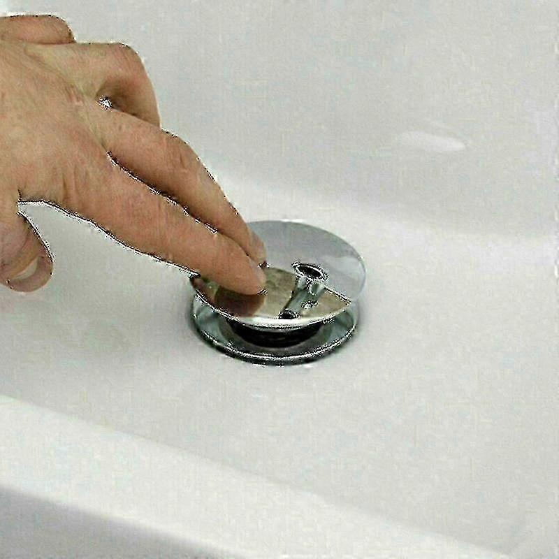 Wash Basin with Pop-Up Drain and Push-Click Clack System for Bathroom Sinks