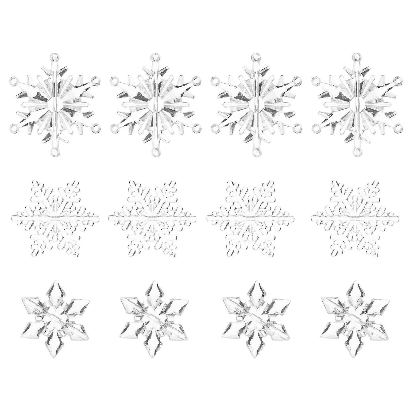 Practical event decorations, crafting accessories featuring snowflake patterns for design