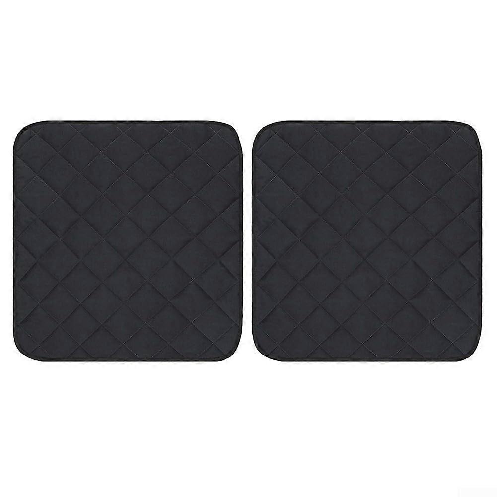 Wasserdichte Sitzschoner Waschbar für Erwachsene mit Inkontinenz für Rollstühle Sofas Sessel Autositze Anthrazit Schwarz