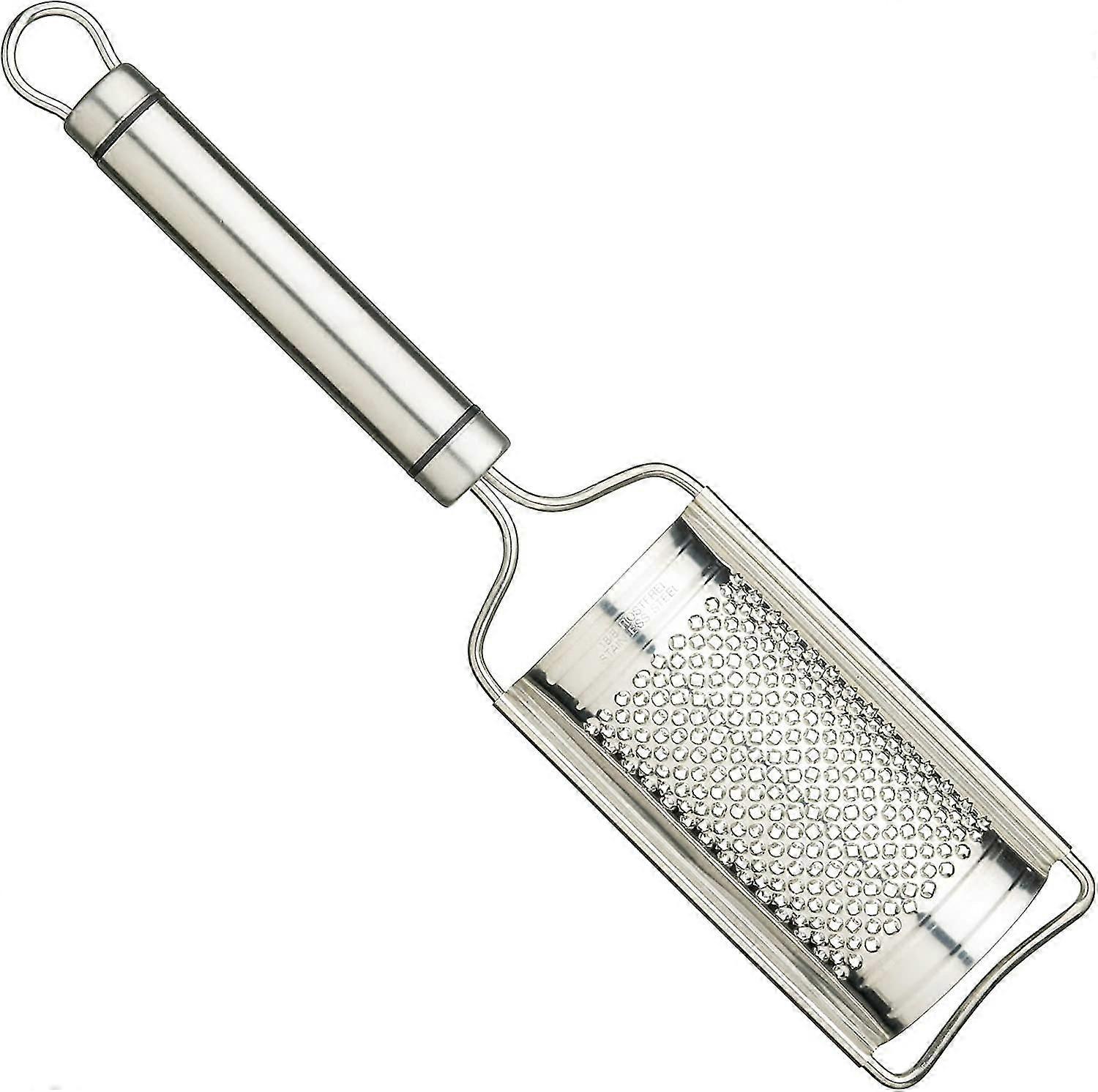 Professional Flat Cheese Grater, Stainless Steel, 21 Cm, Silver