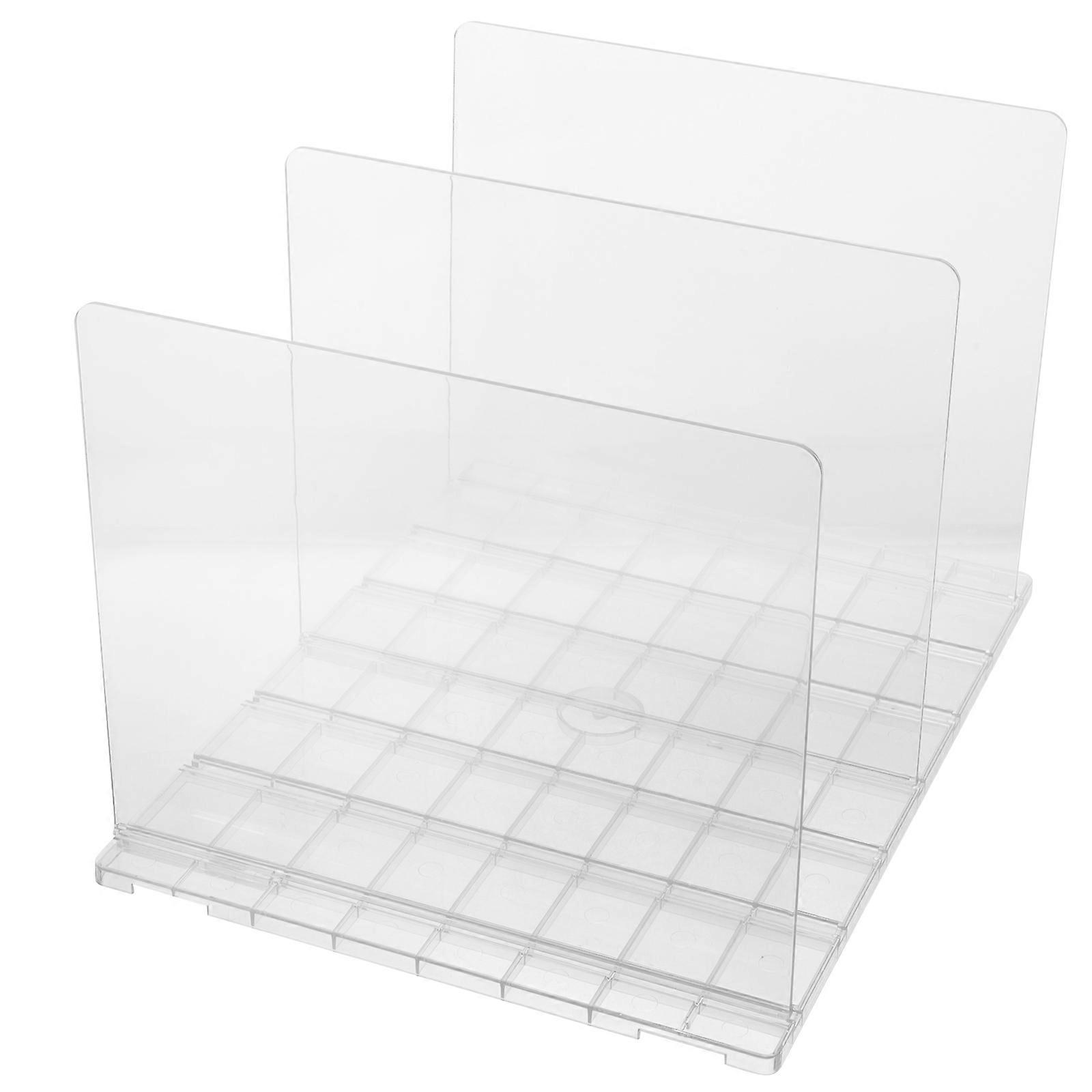 Bag Storage Rack Clear Handbag Organizer Multi-Functional For Shelf Organization Adjustable Partition 1Set