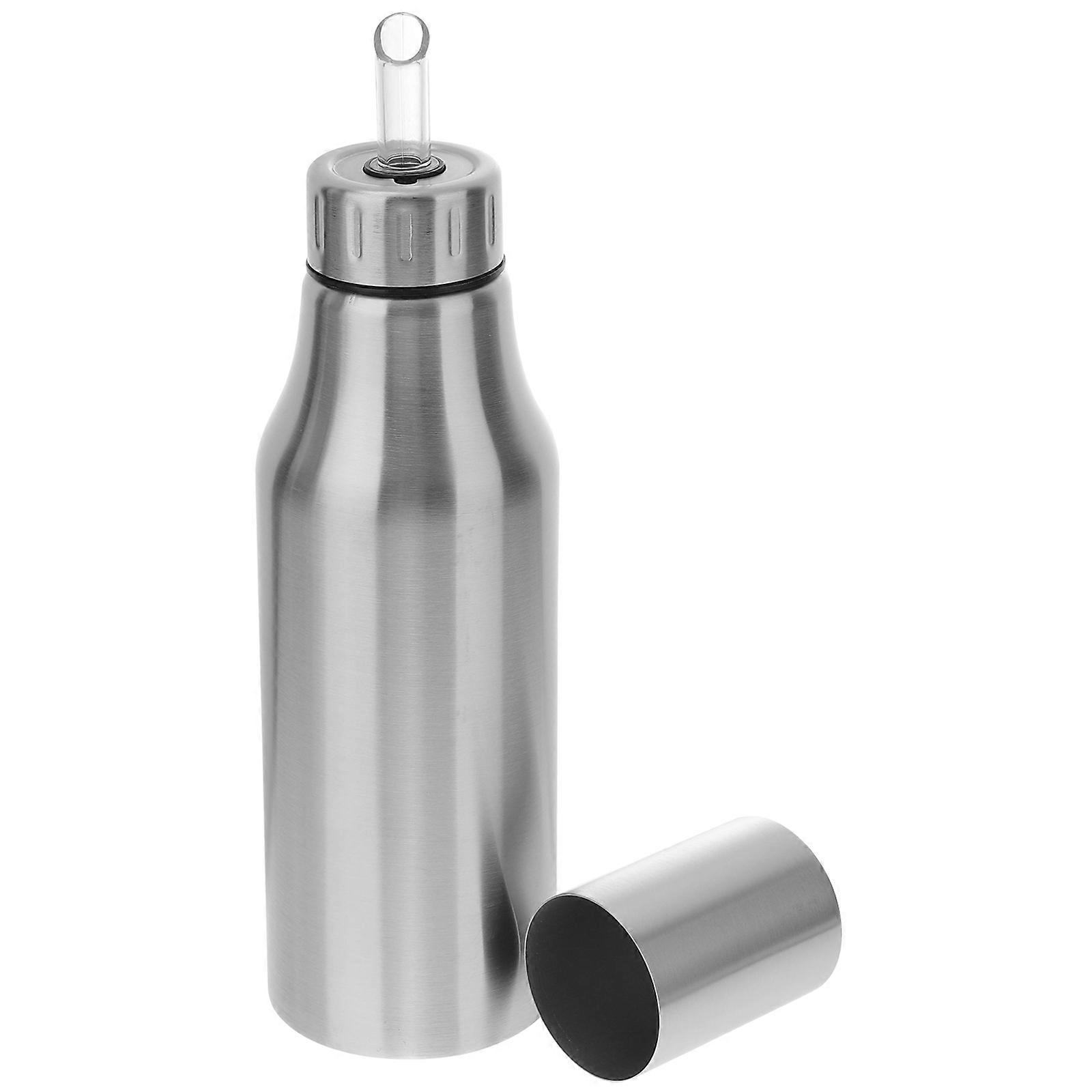 Practical Oil Container 1Pc Silver Oil Storage Can Medium Size 750ml Perfect For Houseowners