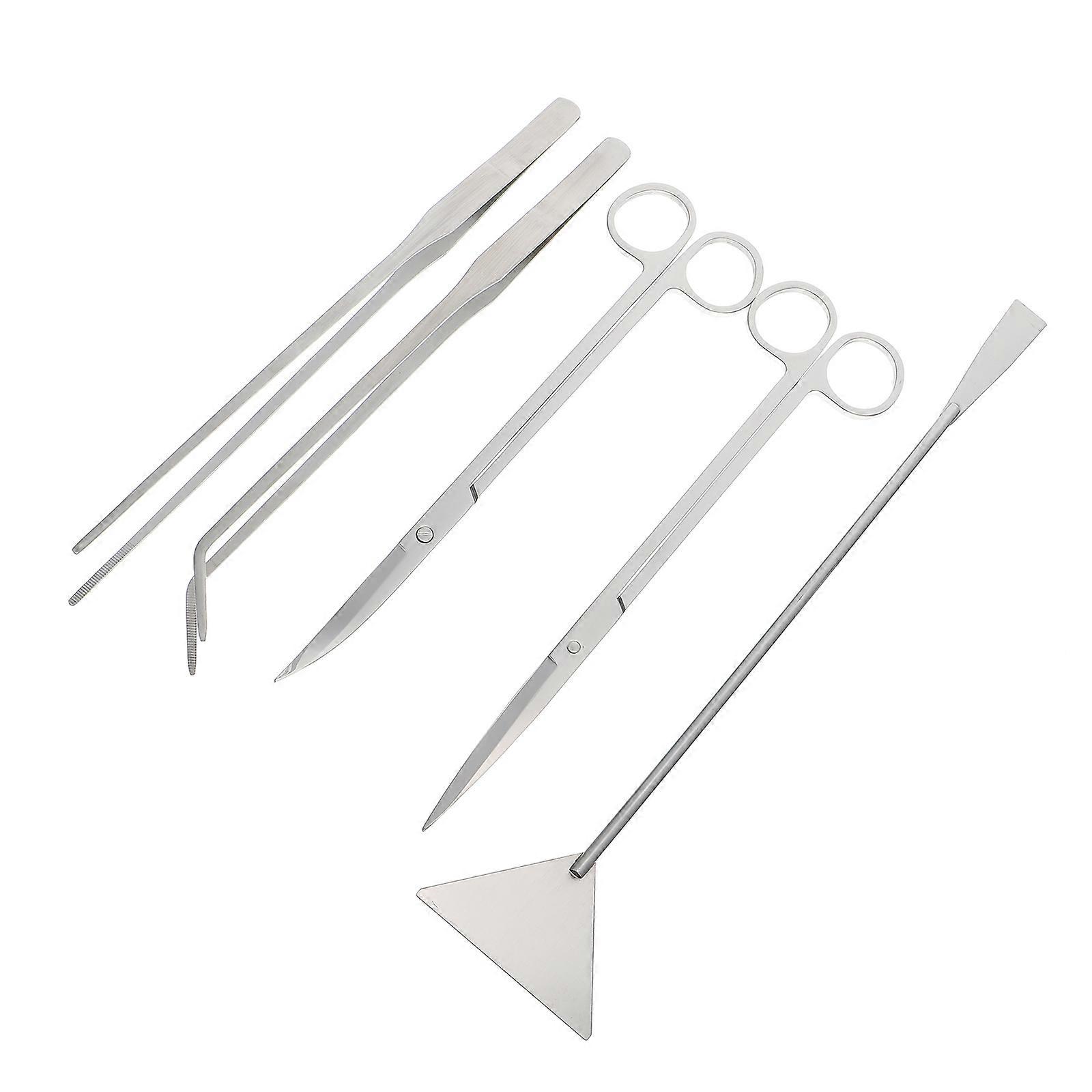 Multi-Function Aquarium Kit For Aquascaping Enthusiasts Assorted Color Stainless Aquarium Scissor 1 Set
