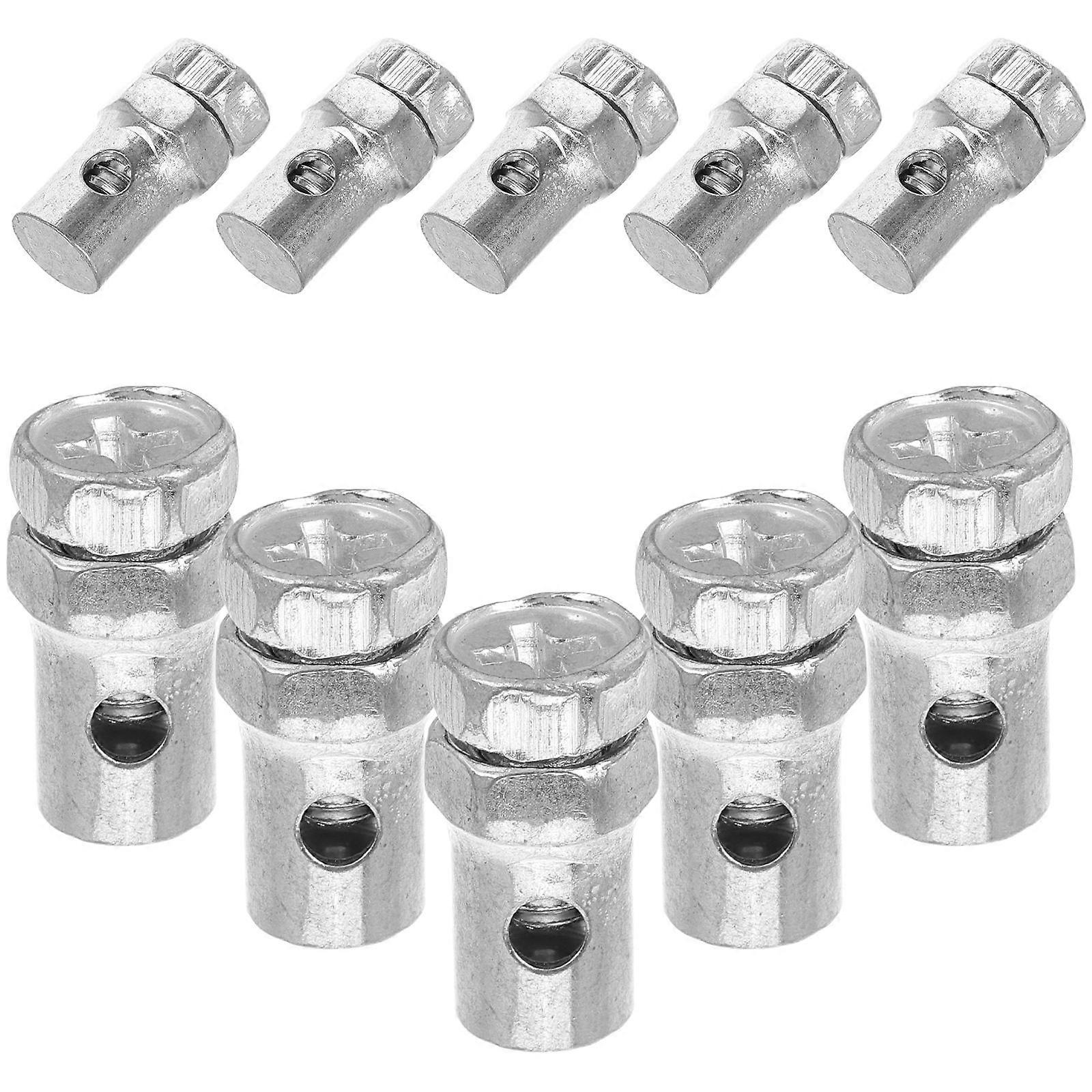 10PCS Throttle Cable Stopper Kit for Motorcycles, Go Karts, Scooters – Brake Cable End Lock Clamps for Enhanced Stability and Safety