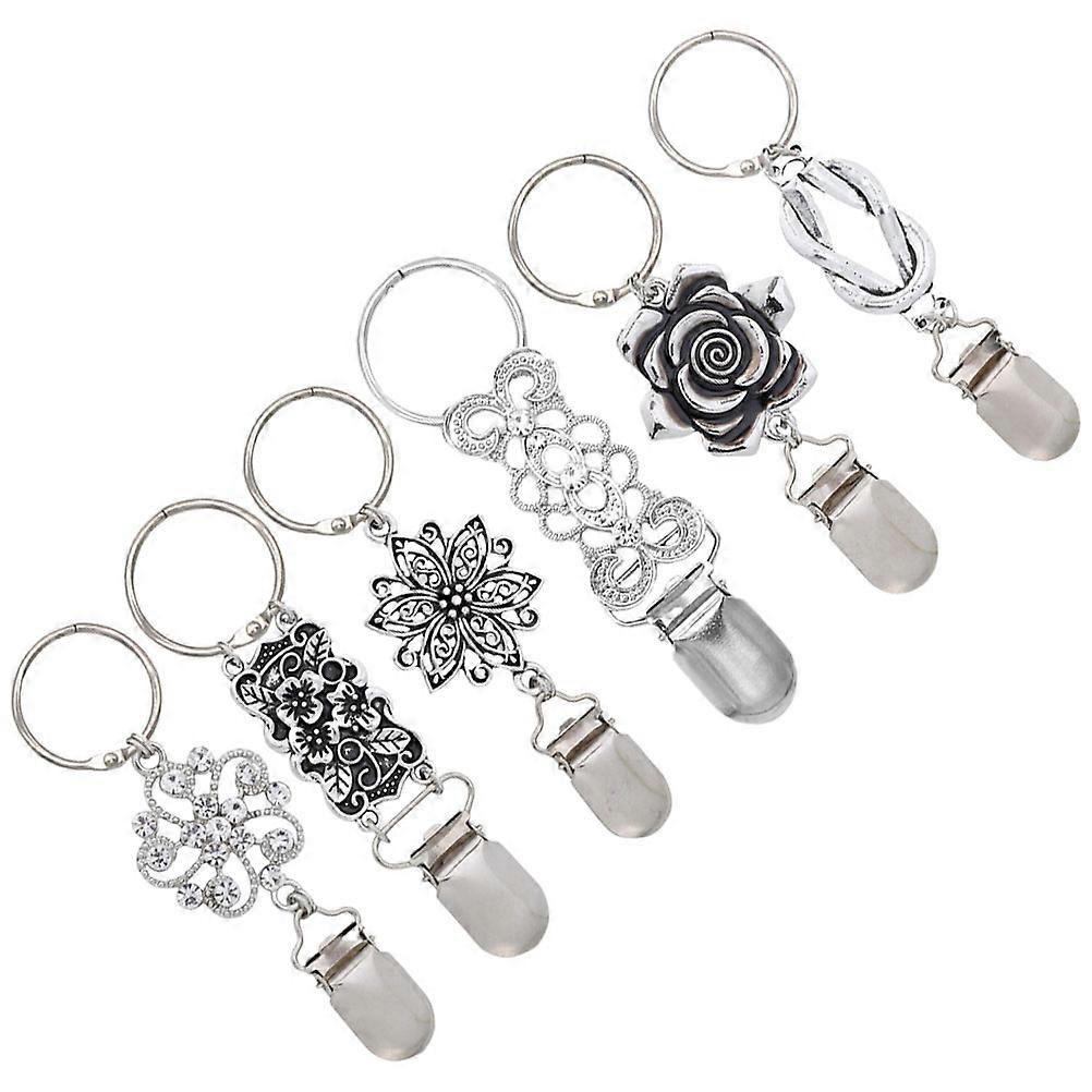 Hat Clip Travel Caps Clip for Hats 6Pcs Portable Hat Clips Travel Accessory