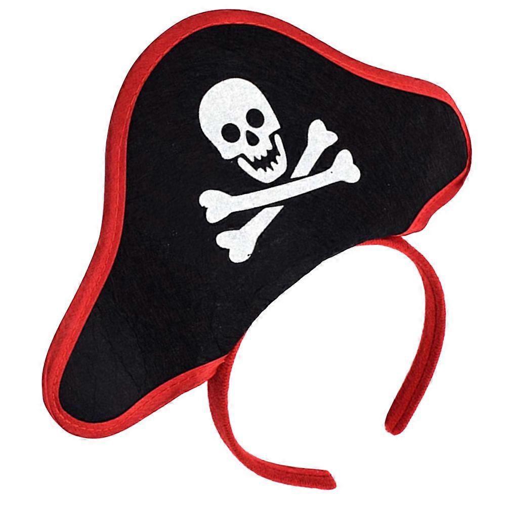 Pirate Styling Pieces Hairband for Stage Performance Black Fabric 1Set