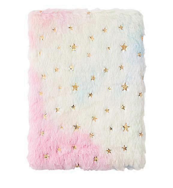 Plush Diary Fluffy Notebook Cartoon Notepad Plush Shell Notebook Office Notebook
